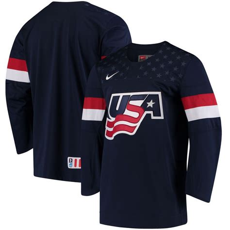 usa hockey nike 2018 olympic replica jersey|hockey jerseys for sale.